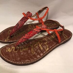 Orange Sandals